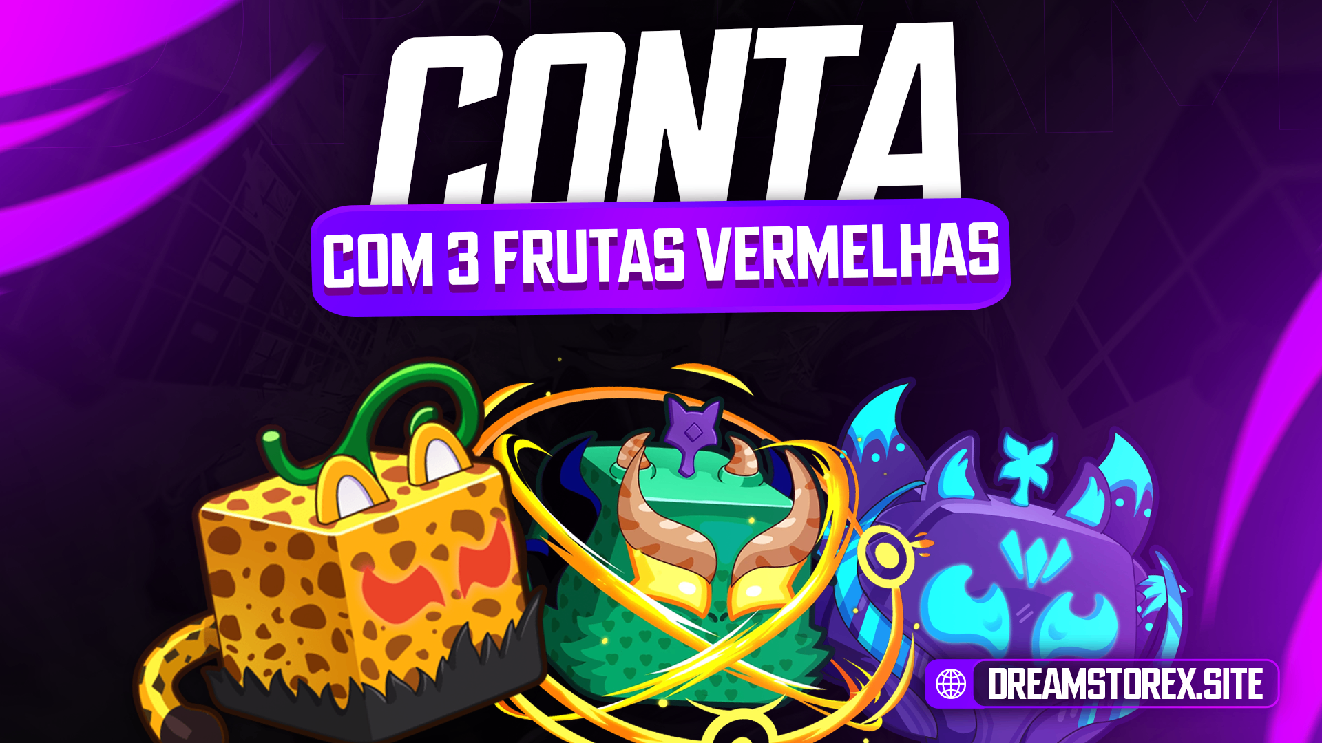 🔴 CONTA COM 3 FRUTAS VERMELHAS NO BAÚ!