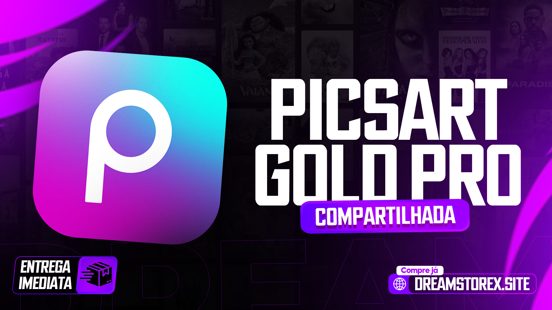 PICSART GOLD PRO (COMPARTILHADA)