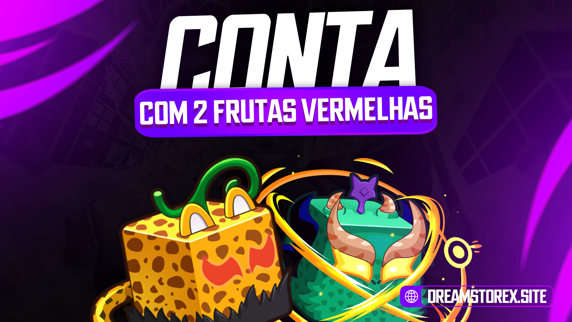 🔴 CONTA COM 2 FRUTAS VERMELHAS NO BAÚ!