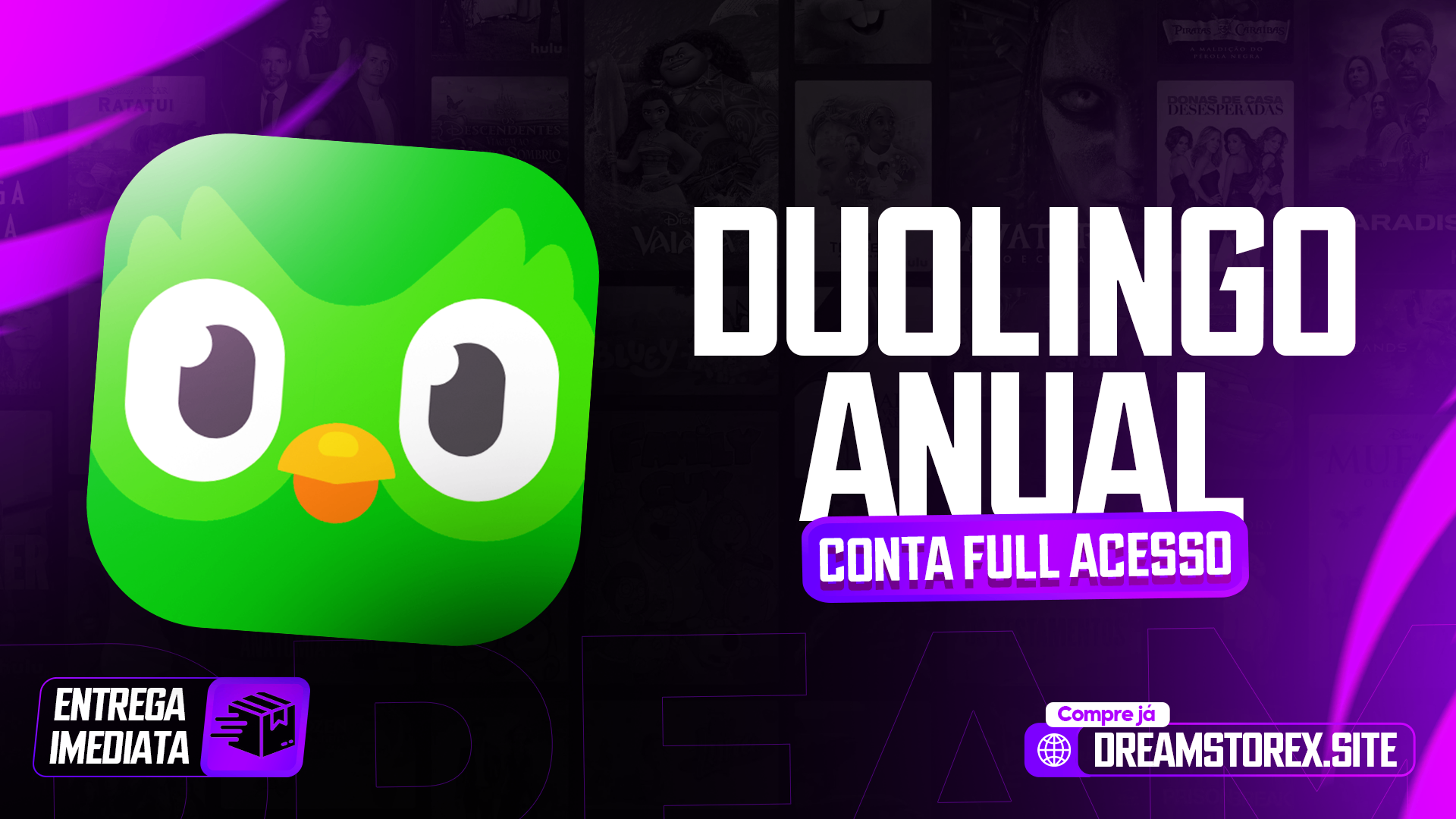 DUOLINGO ANUAL (CONTA)
