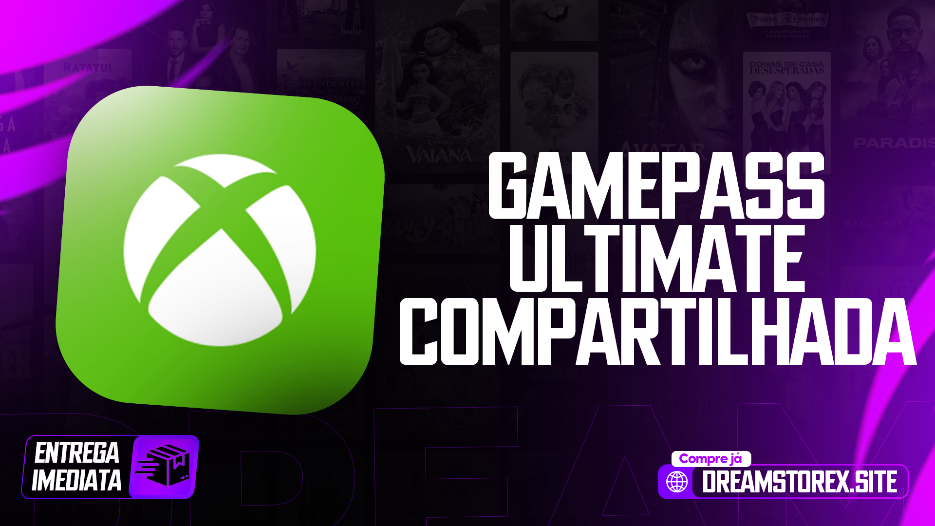 🟢🎮 GAMEPASS ULTIMATE (COMPARTILHADA)