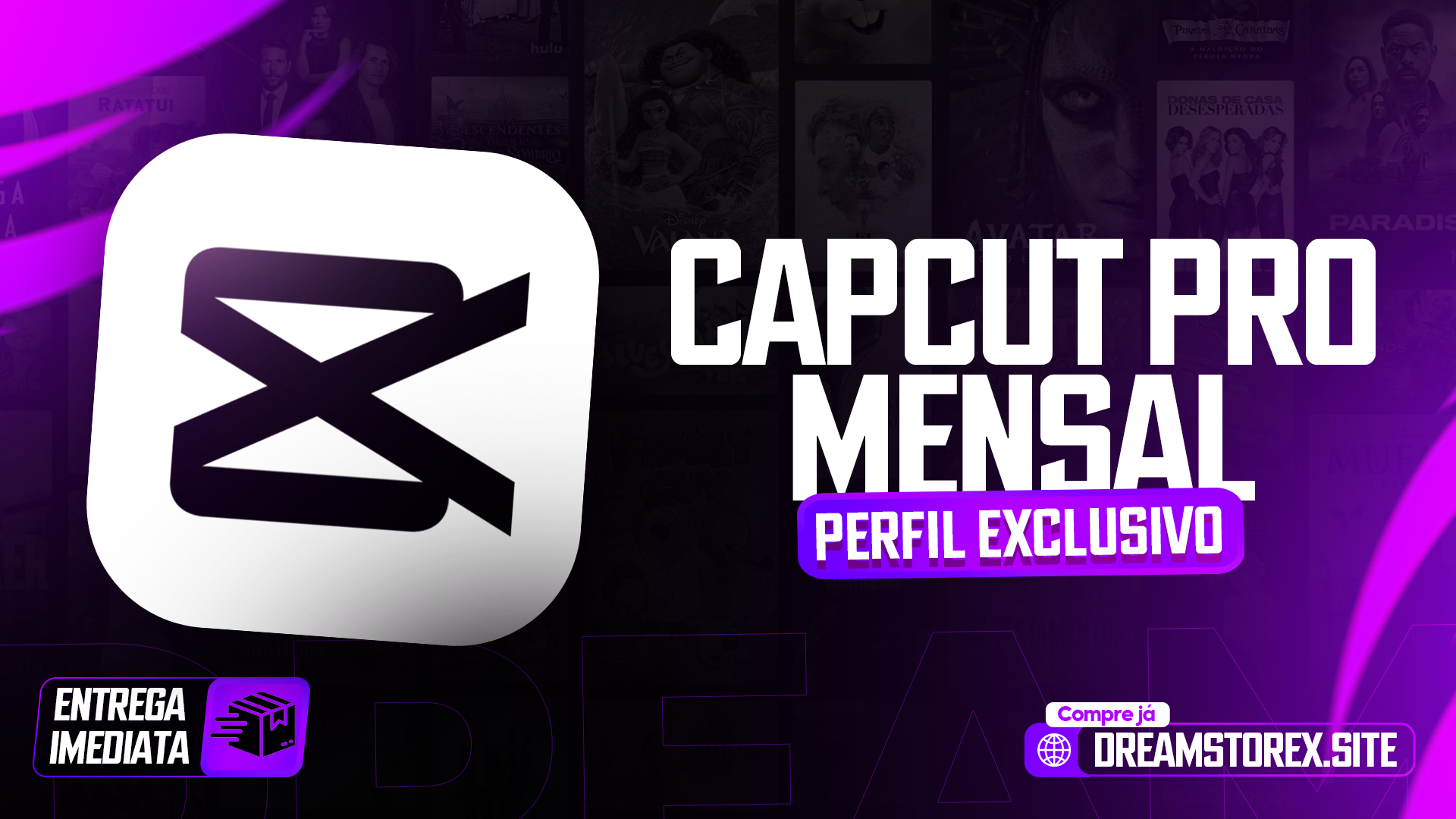 CAPCUT PRO MENSAL (Tela)