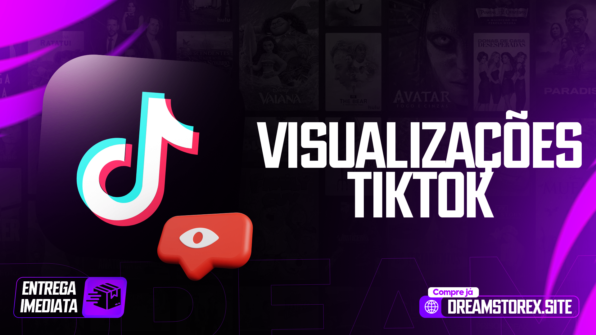 VIZUALIZAÇÕES TIKTOK