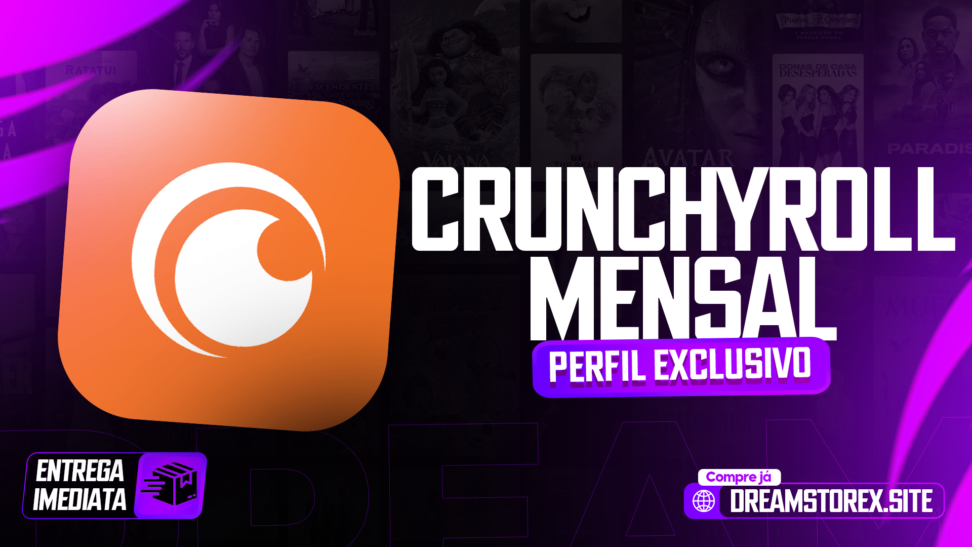 Crunchyroll mensal (Tela)