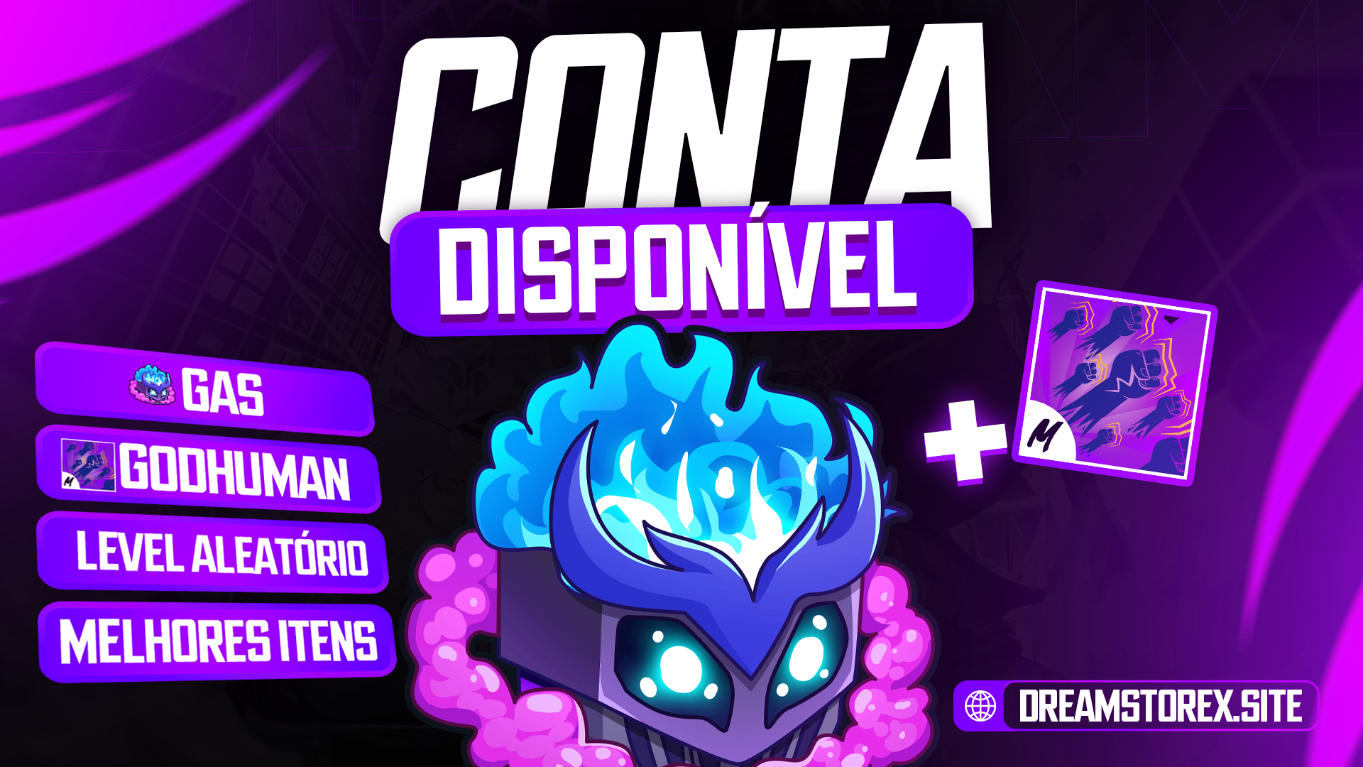 💨 CONTA GAS + GODHUMAN + LEVEL ALEATÓRIO!