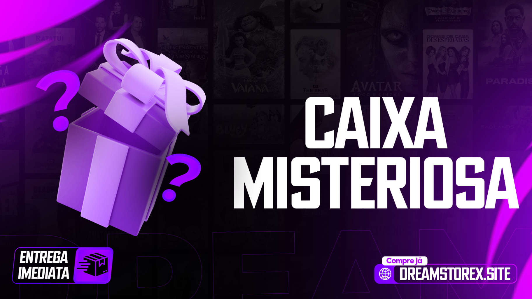 CAIXA MISTERIOSA - 100% DE CHANCE DE GANHAR