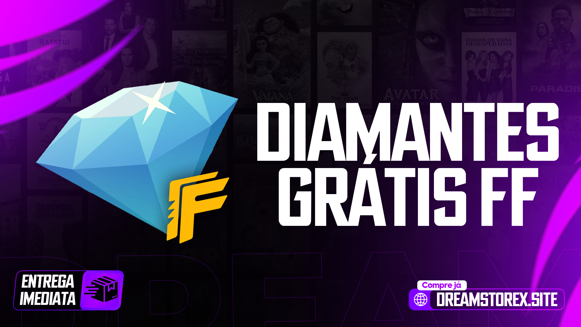 DIAMANTES GRÁTIS FREE FIRE