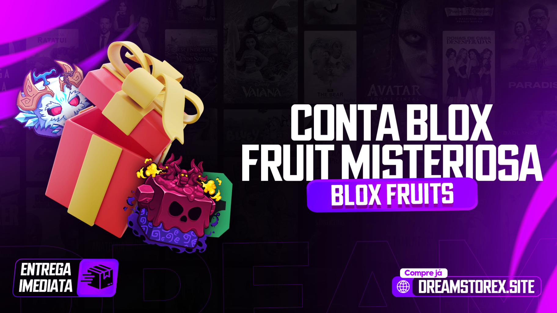 CONTA BLOX FRUIT MISTERIOSA (ROBLOX)
