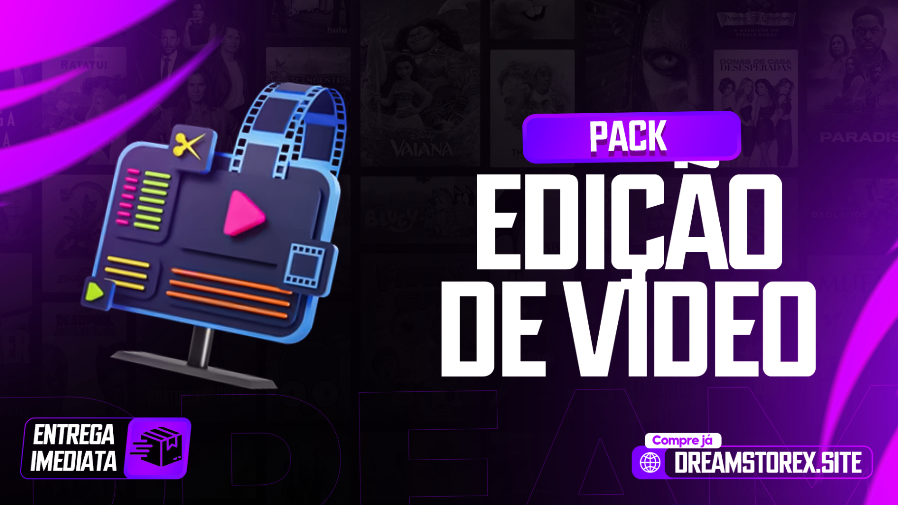 PACK EDIÇÃO DE VIDEO